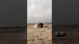 Flying Toyota Surf off-road in Chiniot Pakistan