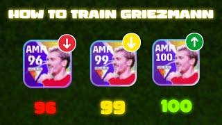 Can i Train 99 Rated Antoine Griezmann to 100 In Efootball 2024 mobile