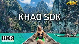 4K HDR  Walking Khao Sok National Park  BEST Place in the World  Thailand 2023 - With Captions