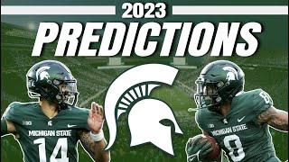 Michigan State 2023 College Football Predictions - Spartans Full Preview