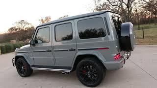 2021 Mercedes G63 AMG Beautiful Grey with the black package