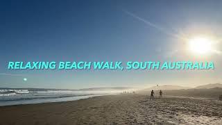 4K Tranquil Walk At Goolwa Beach South Australia  Relaxing Waves Sounds  White Noise