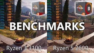 Ryzen 3 3100 vs. Ryzen 5 2600 or 1600 AF