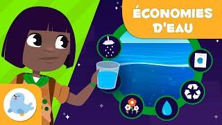 Conseils pour économiser l’eau - Sauvons la planète - Environnement pour les enfants
