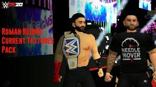 Wr3d 2k22 Roman Reigns Current Textures Pack by WVG