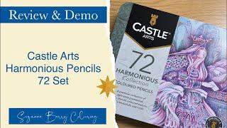  LIVE  Castle Arts Harmonious Pencils - Review & Demo