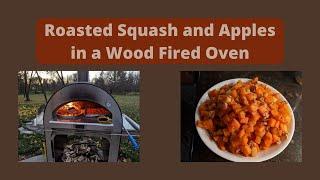 How to Roast Squash and Apples in a Wood Fired Oven