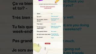 French Conversation for beginners  Learn French easily with Naadiya  #frenchbeginner #shorts