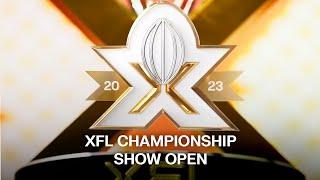 XFL Championship Game Show Open