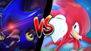 Knuckles VS Metal Sonic  Sprite Battle