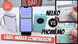 Nelko vs Phomemo Bluetooth Label Maker Comparison