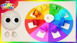 Discover the Colour Wheel   Full Episodes for Kids  Learn Colours  Colourblocks