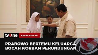 Momen Prabowo Bertemu Dua Bocah Korban Perundungan  Kabar Petang tvOne