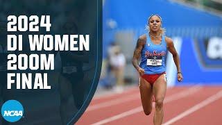 Womens 200m final - 2024 NCAA outdoor track and field championships