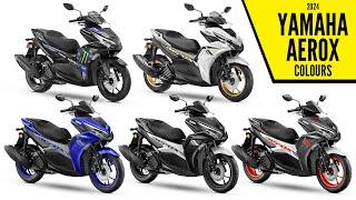 2024 Yamaha AeroX 155 Colors – All Options – Images  AUTOBICS