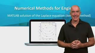MATLAB Solves the Laplace Equation Iterative Method  Lecture 68  Numerical Methods for Engineers