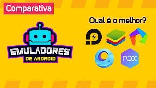 Melhor Emulador de Android para PC 2024  Fraco Médio e forte