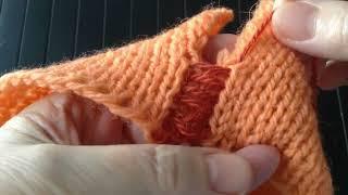Как закрепить нить при сшивании деталей  SIBKNITTING Канал о вязании