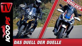 BMW R 1250 GS gegen Honda Africa Twin - Vergleichstest an der Spitze der Nahrungskette 2020