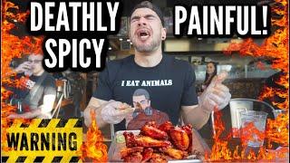 WORLDS HOTTEST CAROLINA REAPER WING CHALLENGE  9 Million Scoville  The Spiciest  WARNING DANGER