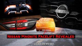 Nissan Magnite Facelift Revealed In New Teaser   - Tan Interiors - 360 Degree Camera & More