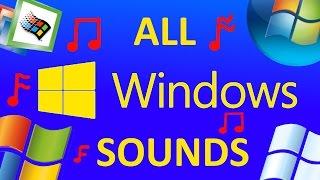 ALL MICROSOFT WINDOWS SOUNDS WINDOWS 1-10