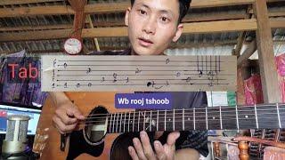  Guitar Intro  Wb Rooj Tshoob - Macy Hawj