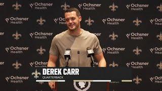 Derek Carr on Saints Offense in Win  Saints-Panthers Postgame  2024 NFL Week 1