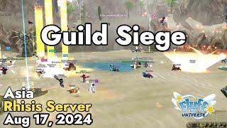 Guild Siege Rhisis Server August 17 2024  Flyff Universe