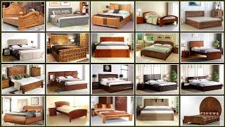 Wooden Bed Design Ideas  Wooden bed design  Double bed design