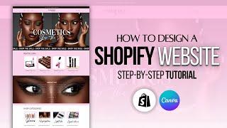 How To Make A Pink Luxury Shopify Website  Step By Step Shopify Tutorial For Beginners