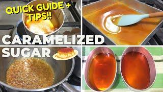 HOW TO CARAMELIZE SUGAR FOR FLAN  IN 3 EASY WAYS  TIPS FOR PERFECT CARAMEL  LECHE FLAN ARNIBAL