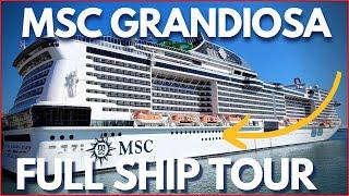 MSC GRANDIOSA Full Ship Tour 2023 Review & BEST Spots of MSC Cruise Ship