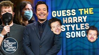 Guess the Harry Styles Song  The Tonight Show Starring Jimmy Fallon