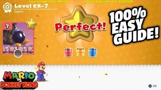 Mario Vs Donkey Kong Switch  Level EX-7 Expert Easy Guide