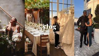 vlog looking at wedding dresses being engaged private chef date night... lets catch up