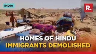 Rajasthan Hindu Refugees Homes Demolished In Jaisalmer BJP Tears Into Gehlot Govt