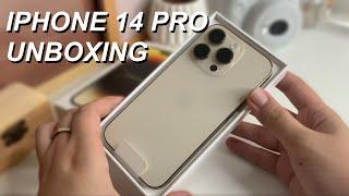 IPHONE 14 PRO GOLD UNBOXING + ACCESSORIES  PHILIPPINES