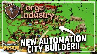 NEW Automation City Builder - Forge Industry - Management Colony Sim