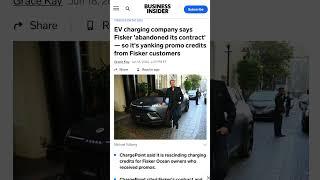 Fisker STEALS Chargepoint Credits from Customers #Fisker #bankruptcy #trending