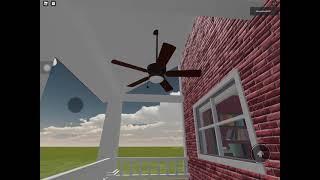 Ceiling fan in my roblox house