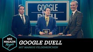 Google Duell mit Markus Feldenkirchen  NEO MAGAZIN ROYALE mit Jan Böhmermann - ZDFneo