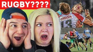 AMERICANS REACT TO RUGBY FOR THE FIRST TIME  BIGGEST HITS AND TACKLES