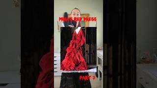  Making a Pettibustle for Mina Harkers Red Dress  #halloweencostume #sewing #minaharker