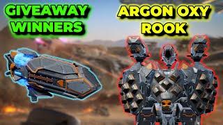 WR - Argon Giveaway Winners + Argon Rook Freezing Enemies To Death  War Robots