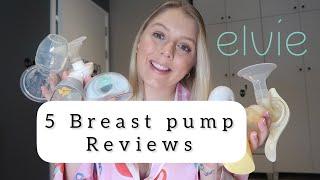 Honest Breast Pump Review on 5 Pumps #breastfeeding #pumping #medela