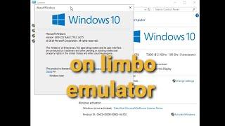 Install Windows 10 on limbo pc emulator Any android
