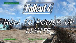 FALLOUT 4 How to Power up Lights - Connecting Lights in Sanctuary Fallout 4 Guides