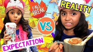 Fall Break Expectations Vs Reality - Sister Comedy Spoof  The Evangeline Show  GEM Sisters