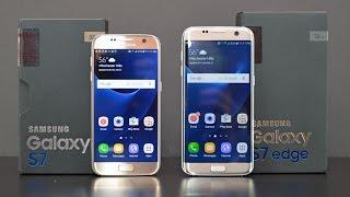 Samsung Galaxy S7 vs S7 Edge Unboxing & Review